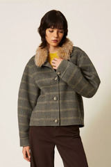 Jaqueta Xadrez Twin-Set