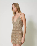 Vestido Curto Crochet Twin-Set