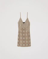 Vestido Curto Crochet Twin-Set