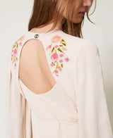 Vestido Bordado Floral