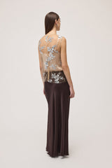 Top Tule Bordado Ottod'Ame