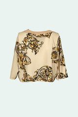 T-shirt cropped Versace Jeans Couture