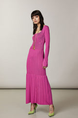 Vestido Malha Canelada Patrizia Pepe