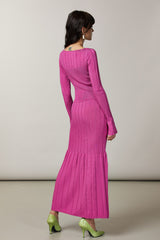 Vestido Malha Canelada Patrizia Pepe