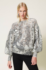 Camisola Animal Print Twin-Set