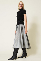 Saia Plumetis Twin-Set