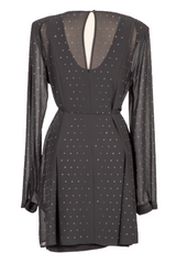 Vestido Ponto Brilhante Patrizia Pepe