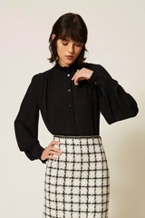 Blusa Cropped Twin-Set