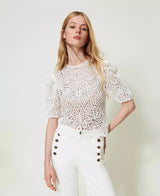 Blusa Crochê Twin-Set