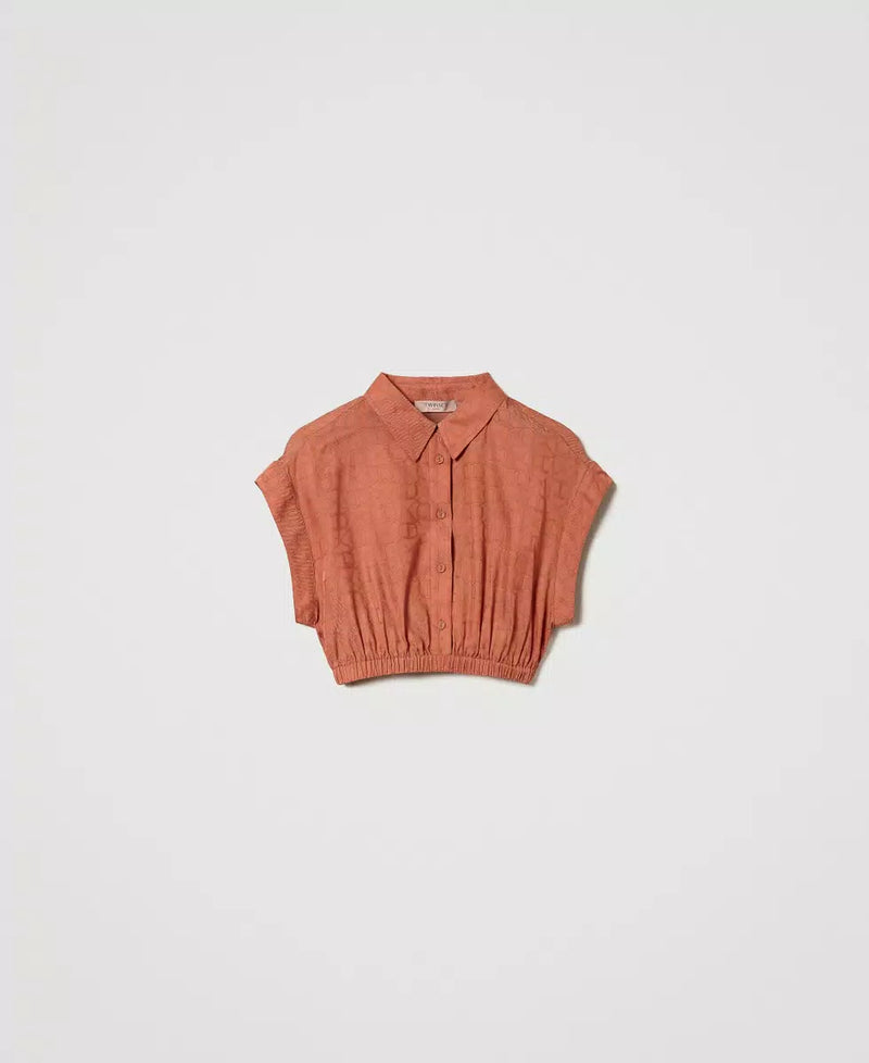 Blusa Cropped Twin-Set