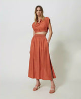 Blusa Cropped Twin-Set