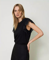 T-Shirt Macramé Twin-Set