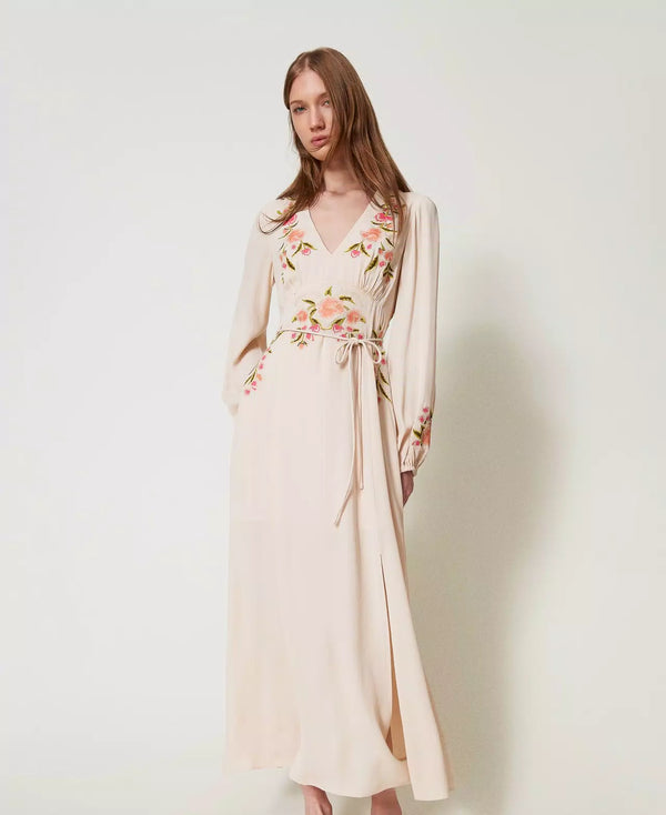 Vestido Bordado Floral