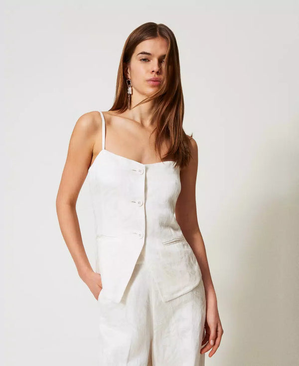 Top Cetim Twin-Set