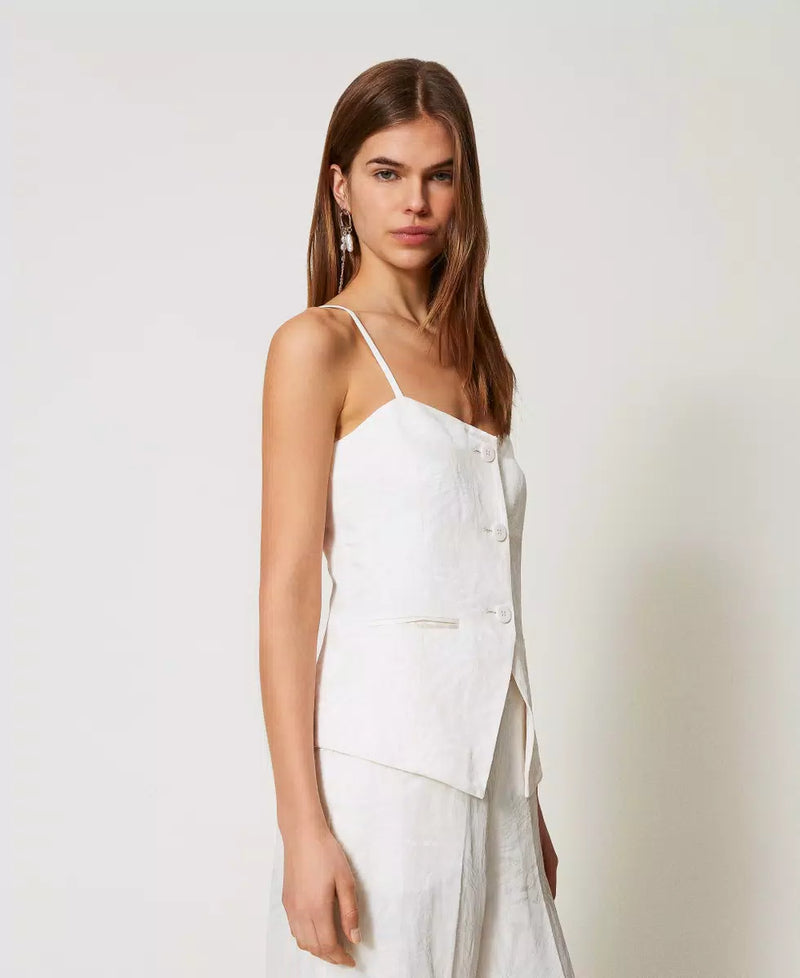 Top Cetim Twin-Set