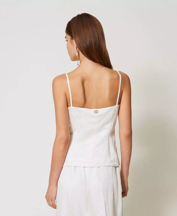 Top Cetim Twin-Set