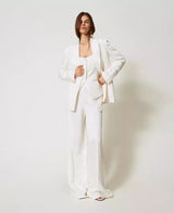 Blazer Cetim Twin-Set