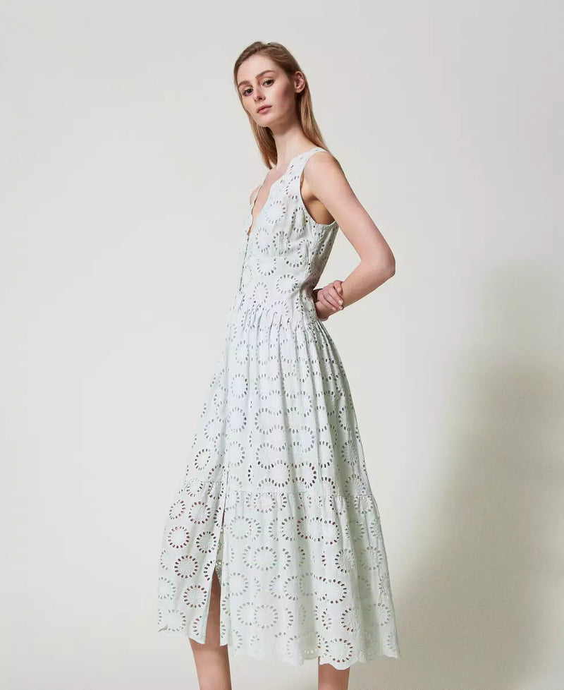 Vestido Bordado Inglês Twin-Set