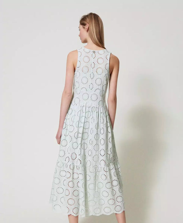 Vestido Bordado Inglês Twin-Set