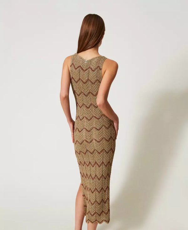 Vestido Malha Twin-Set