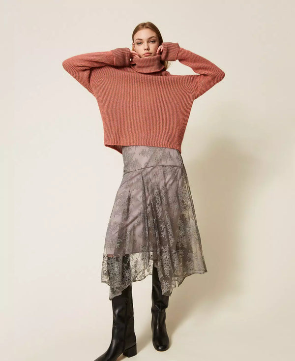 Saia Renda Twin-Set