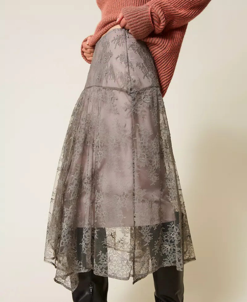 Saia Renda Twin-Set