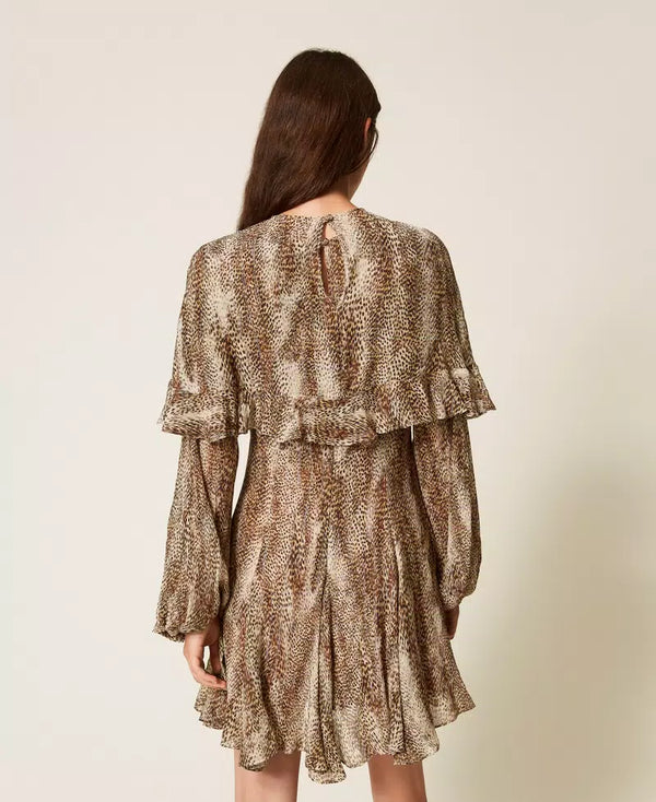 Vestido Animal Print Twin-Set