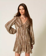 Vestido Animal Print Twin-Set