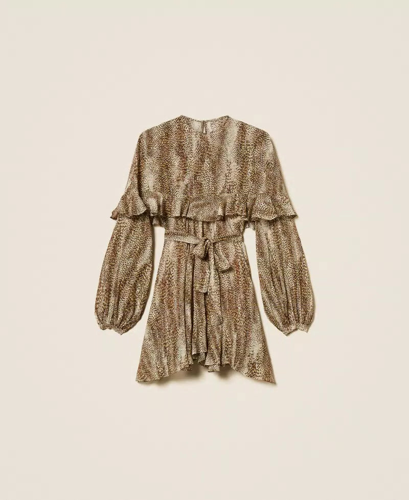 Vestido Animal Print Twin-Set