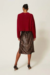 Saia Lantejoulas Twin-Set