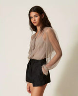 Blusa Tule Twin-Set