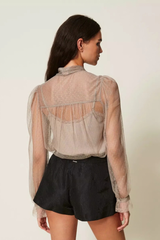 Blusa Tule Twin-Set