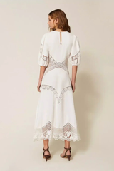 Vestido de Linho Twin-Set