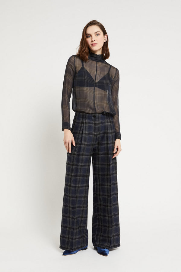 Calça Xadrez Ottod'Ame