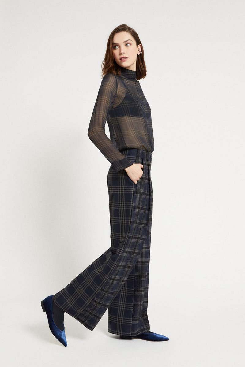 Calça Xadrez Ottod'Ame