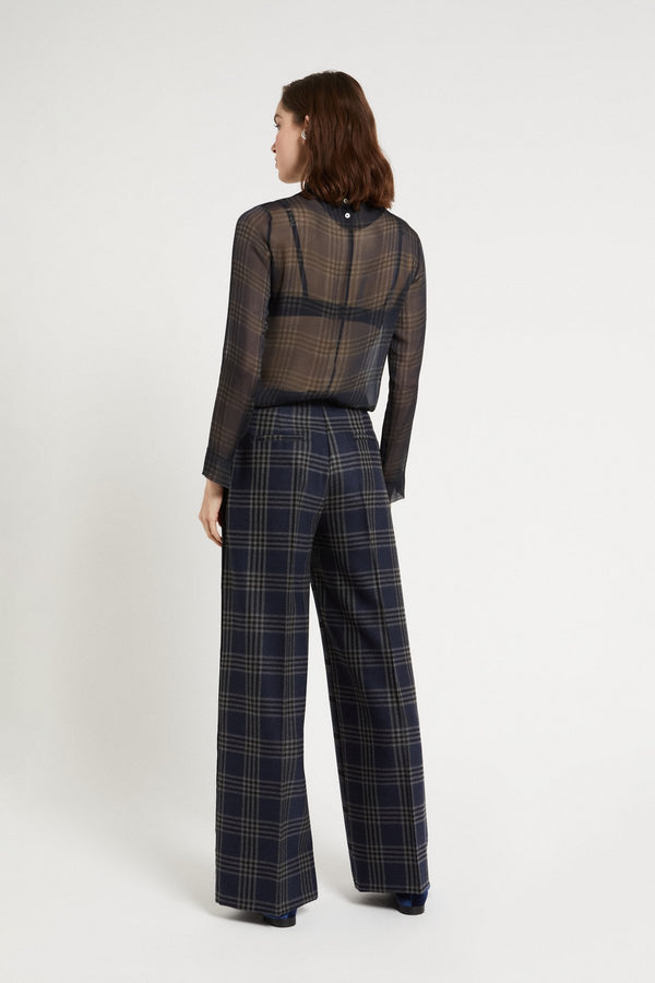 Calça Xadrez Ottod'Ame