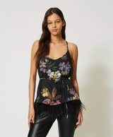 Top Floral Twin-Set