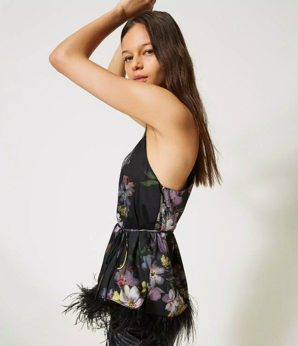 Top Floral Twin-Set