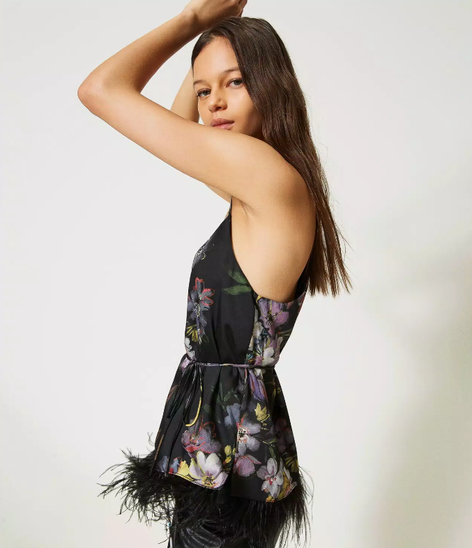 Top Floral Twin-Set
