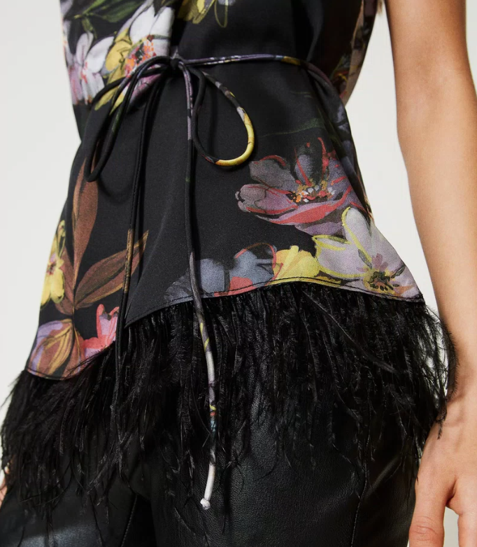 Top Floral Twin-Set