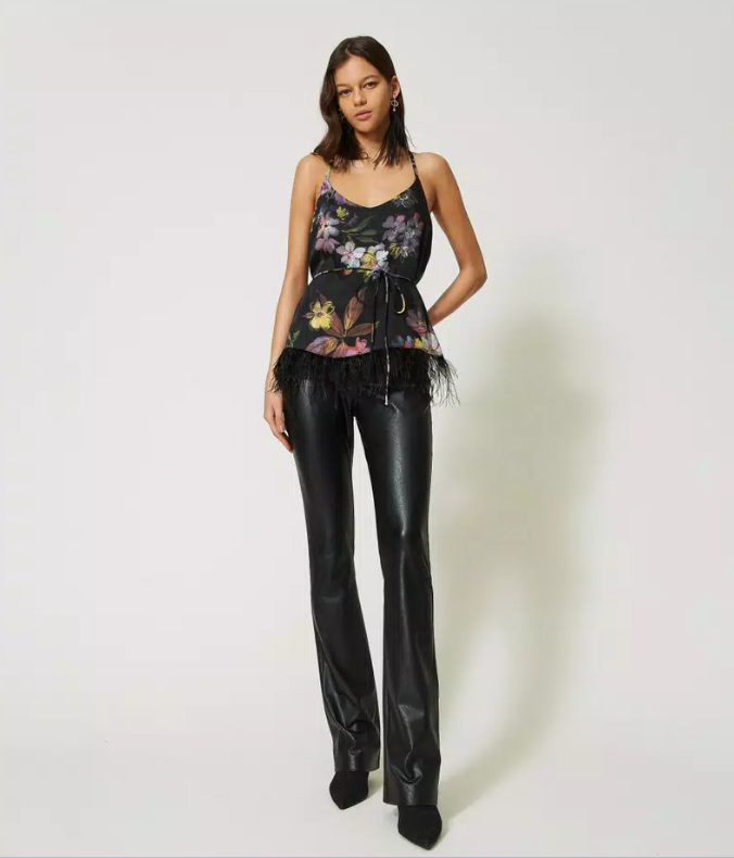 Top Floral Twin-Set