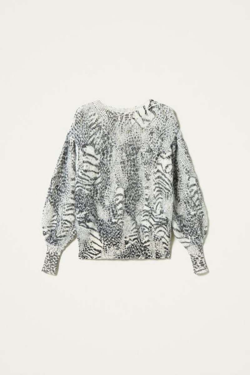 Camisola Animal Print Twin-Set