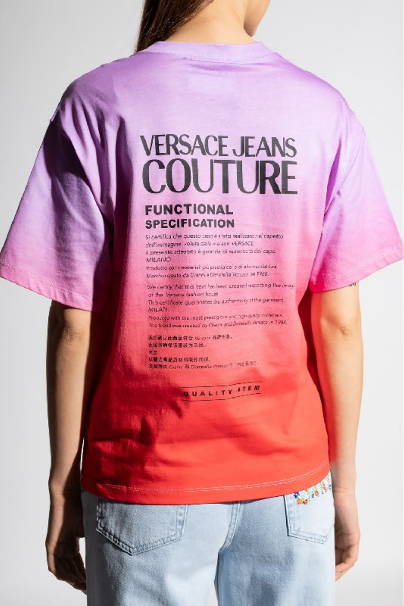 T-shirt degradê Versace Jeans Couture