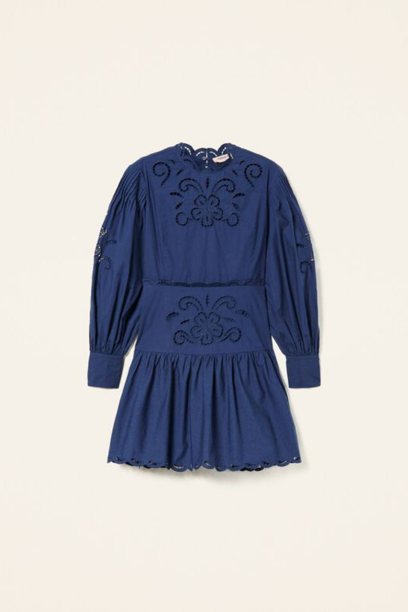 Vestido Algodão Bordado Twin-Set