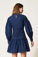 Vestido Algodão Bordado Twin-Set